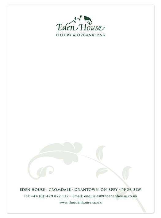 Eden House Letterhead